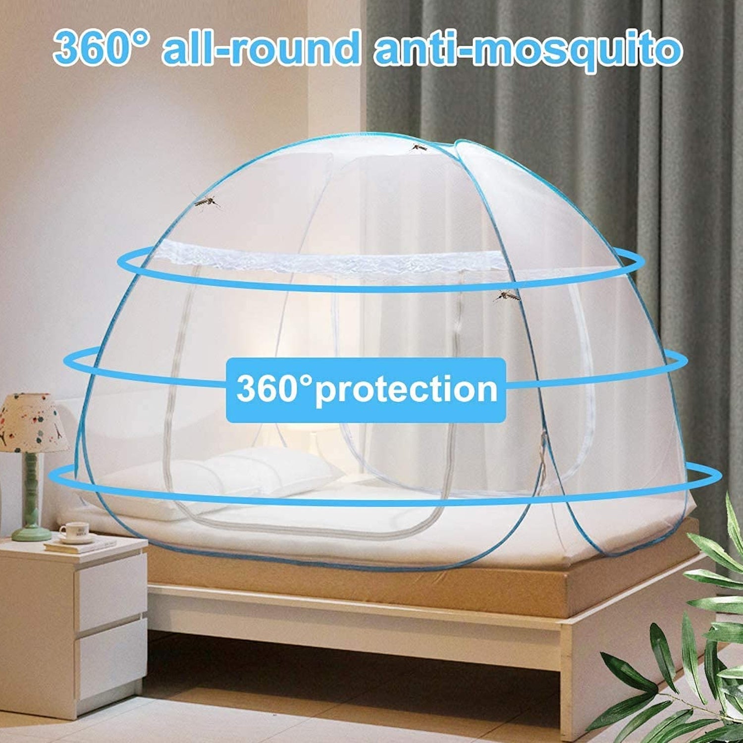 Premium Polyester Foldable Mosquito Net Tent (100 Cm Long / 1 Pc) Premium Polyester Foldable Mosquito Net Tent (100 Cm Long / 1 Pc)
